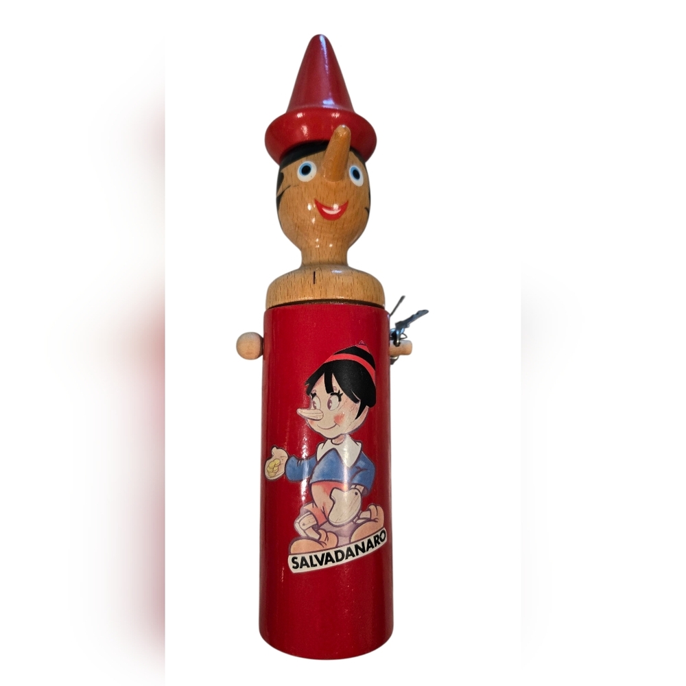 Red Wooden Coin Bank
